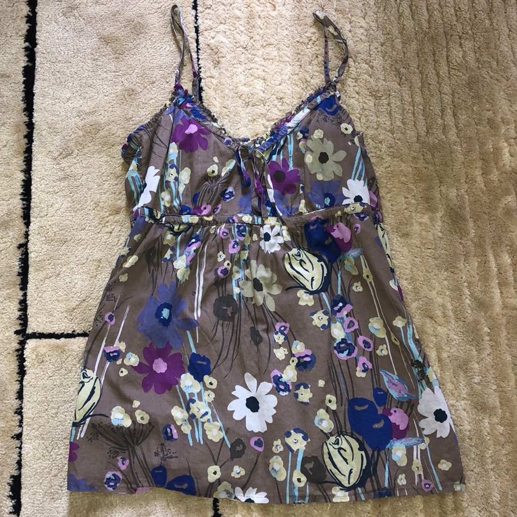 Euc Summer Top Floral Esprit Size Small